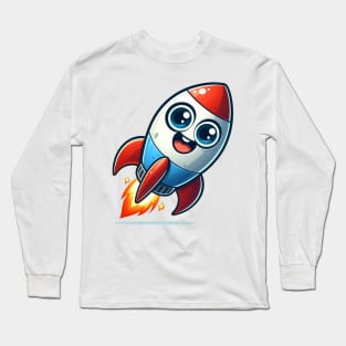 Cute Rocket Long Sleeve T-Shirt